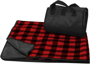 Liberty Bags Fleece/Nylon Plaid Picnic Blanket